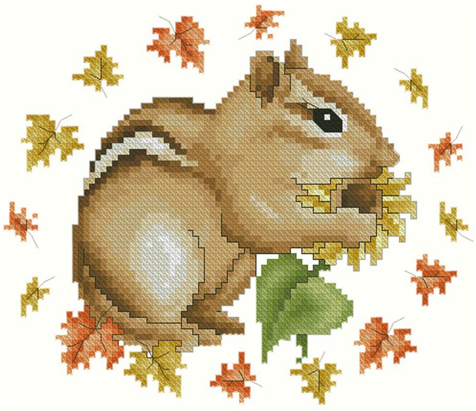 Autumn Chipmunk - Click Image to Close